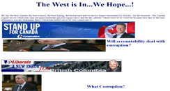 Desktop Screenshot of liberals.ca