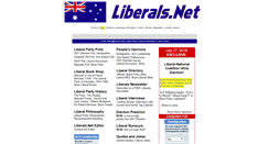 Desktop Screenshot of liberals.net