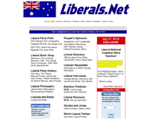 Tablet Screenshot of liberals.net